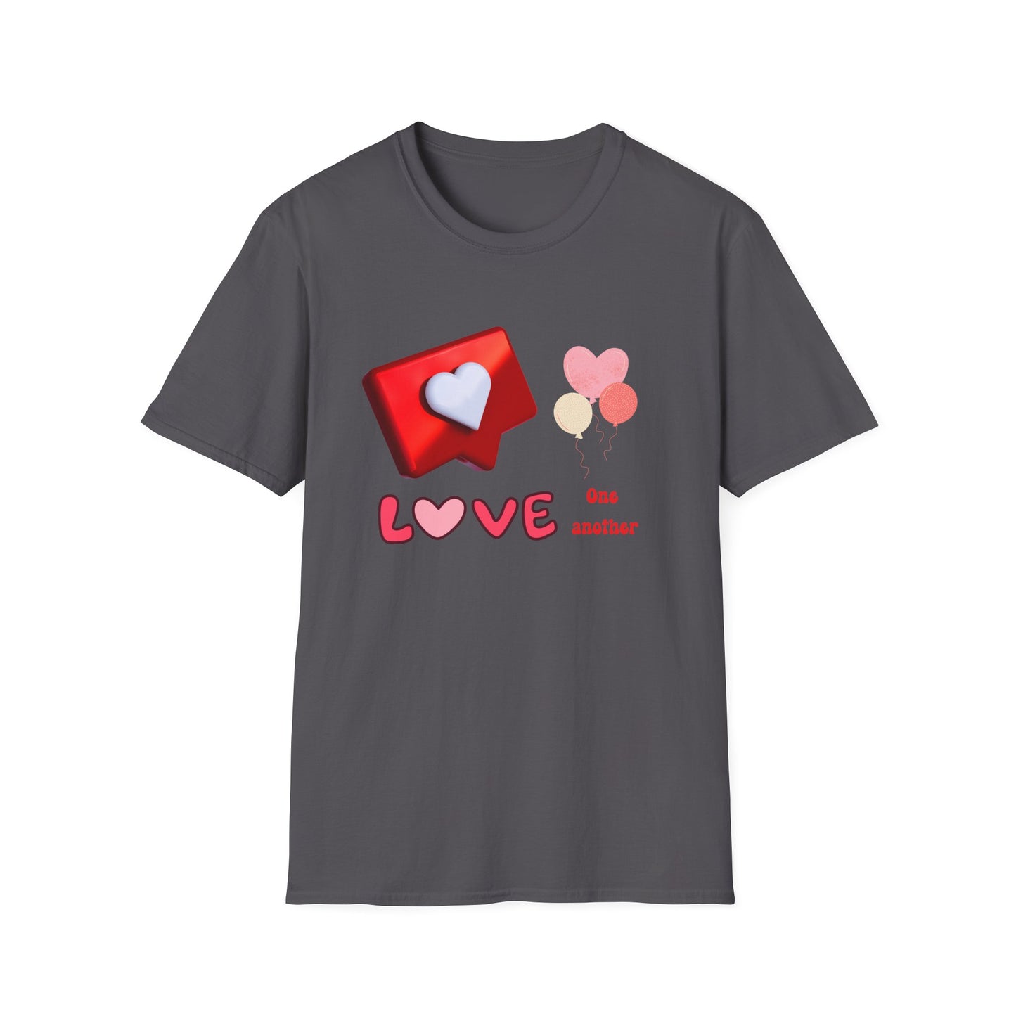 Valentine's Day Unisex T-Shirt - Love One Another Design