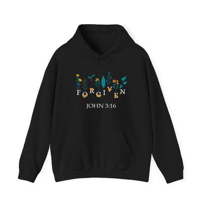 Christian Unisex Hooded Sweatshirt - Forgiven Design