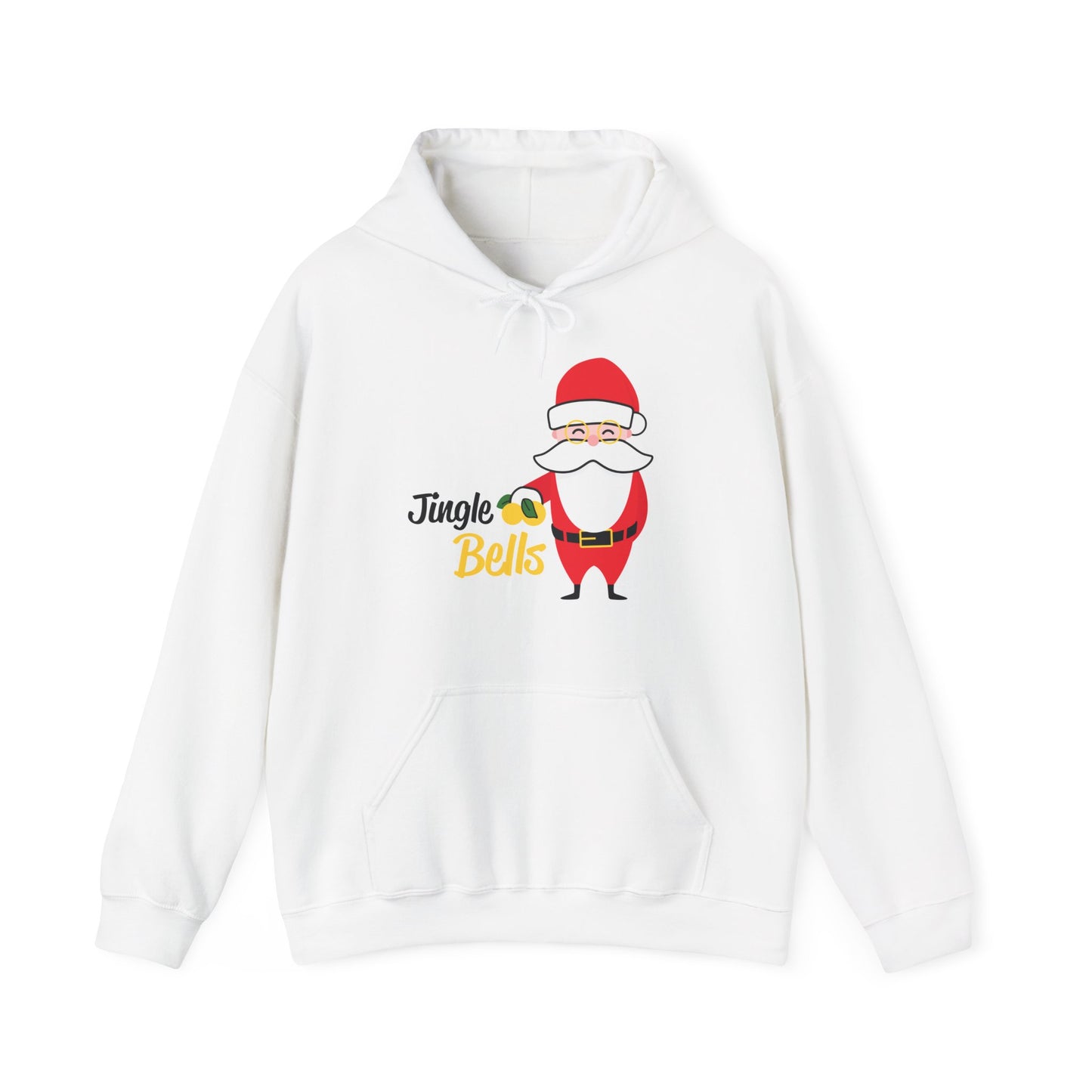 Christmas Unisex Hooded Sweatshirt - Jingle Bells Santa Design