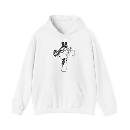 Christian Unisex Hooded Sweatshirt - Jesus On The Cross Design