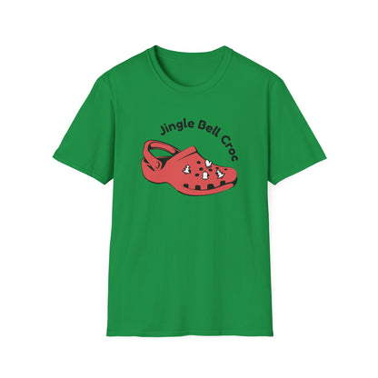 Christmas Unisex T-Shirt - Jingle Bell Croc Design