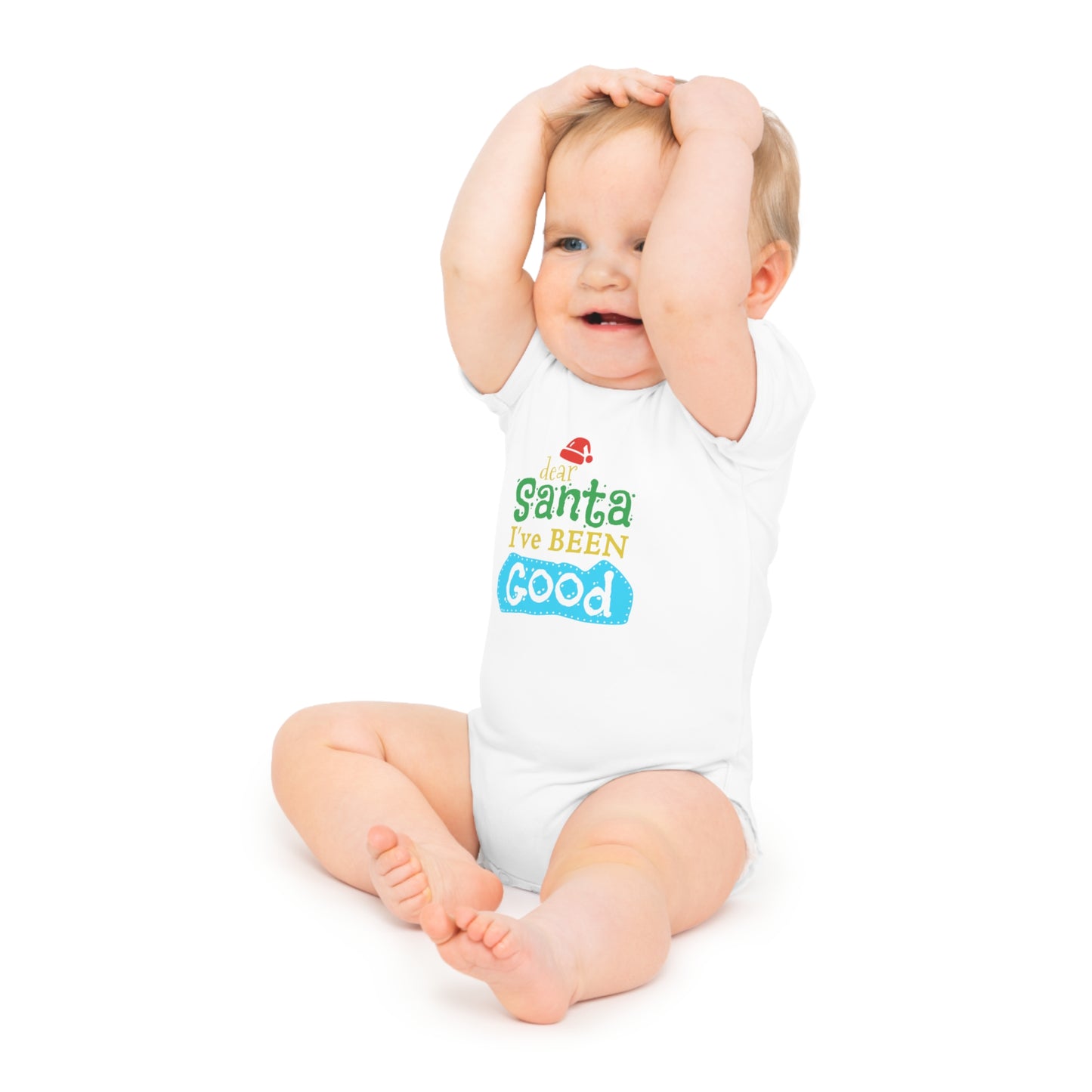 Christmas Baby Bodysuit - Dear Santa I've Been Good Design