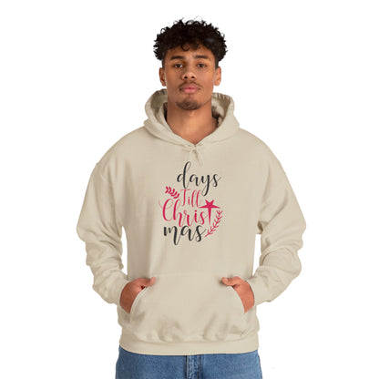 Christmas Unisex Hooded Sweatshirt - Days Till Christmas Design