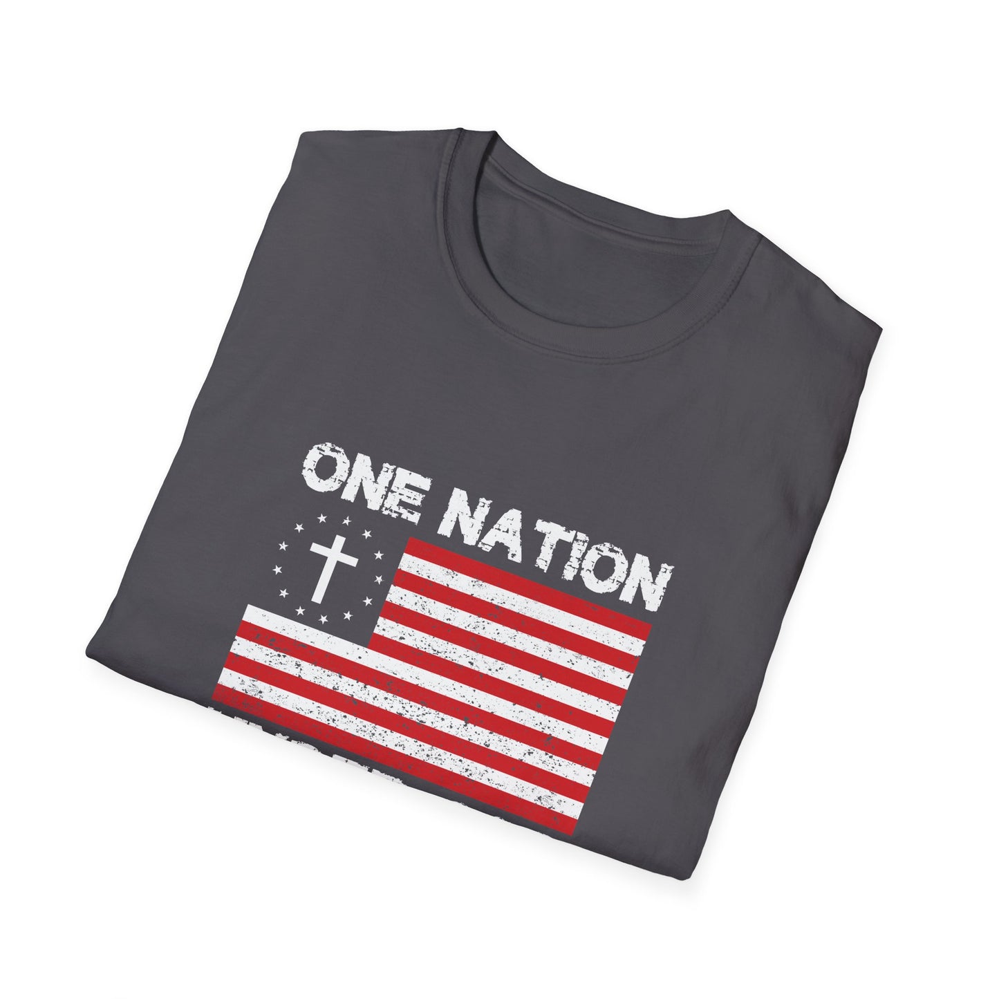 Christian Unisex T-Shirt - One Nation Under God Design