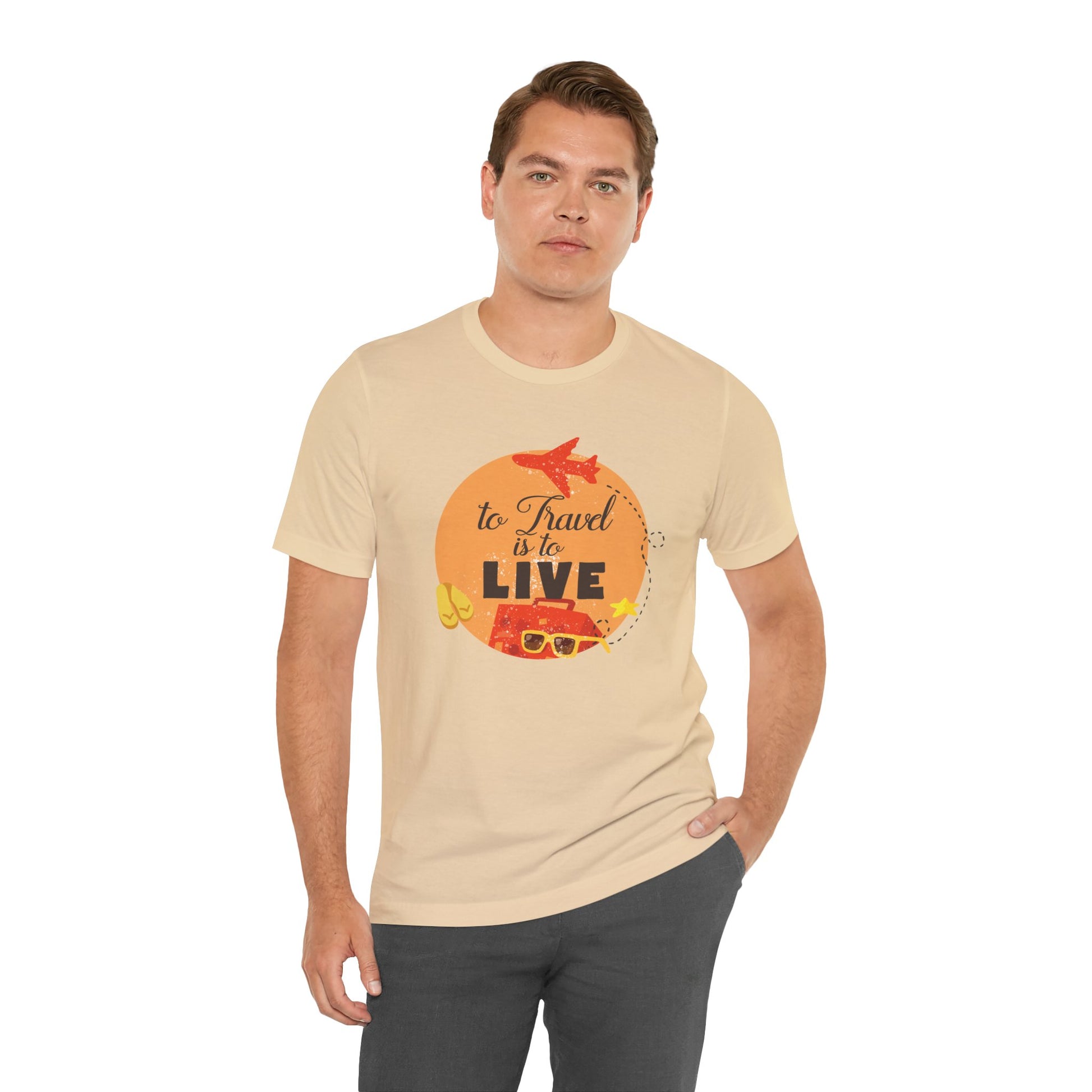 To Travel is to Live Motivational Quote Short Sleeve T-Shirt - Unisex - Motivational Treats