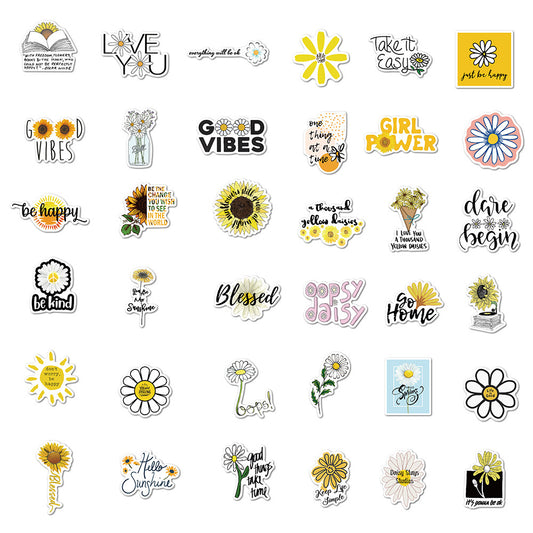 Level Up Your Travels: 50 pcs Waterproof Inspirational Quote Stickers for Luggage