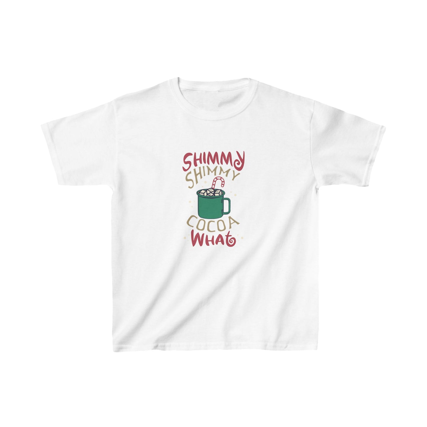 Christmas Unisex Kids T-Shirt - Shimmy Shimmy Cocoa What Color Design