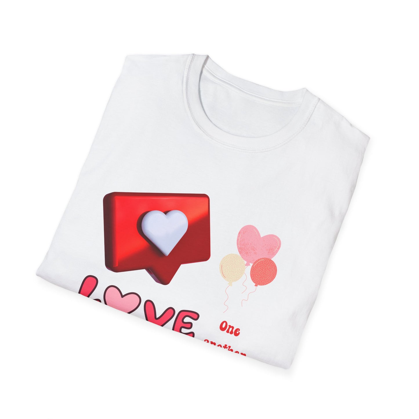 Valentine's Day Unisex T-Shirt - Love One Another Design