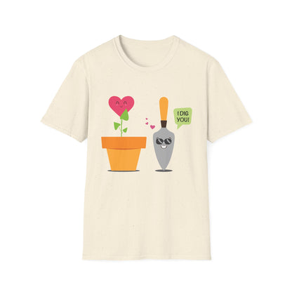 Valentine's Day Unisex T-Shirt - I Dig You! Design