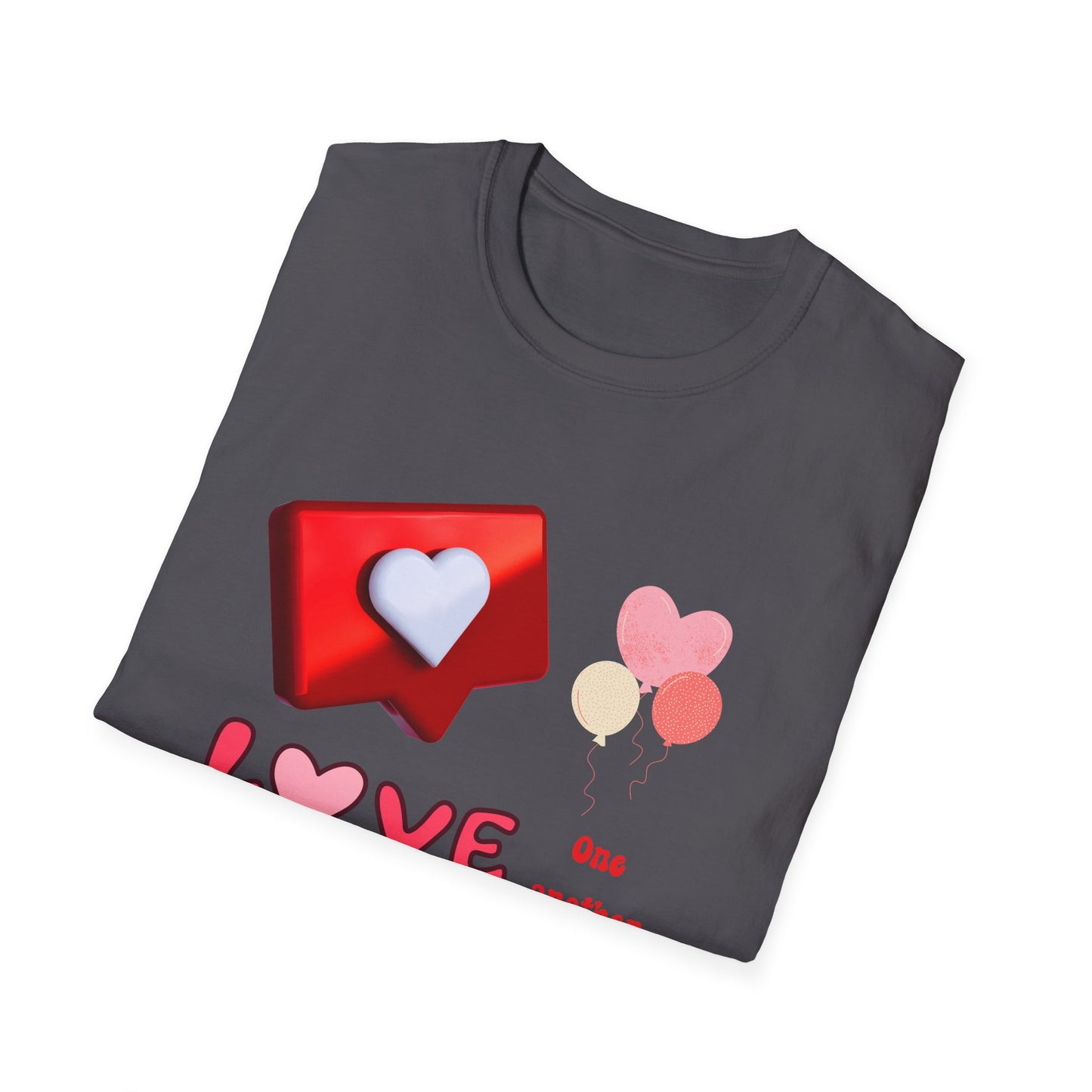 Valentine's Day Unisex T-Shirt - Love One Another Design