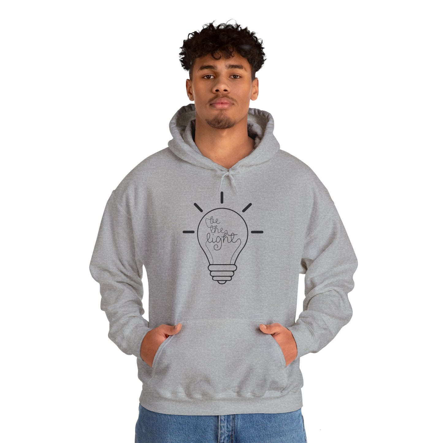 Christian Unisex Hooded Sweatshirt - Be The Light Design