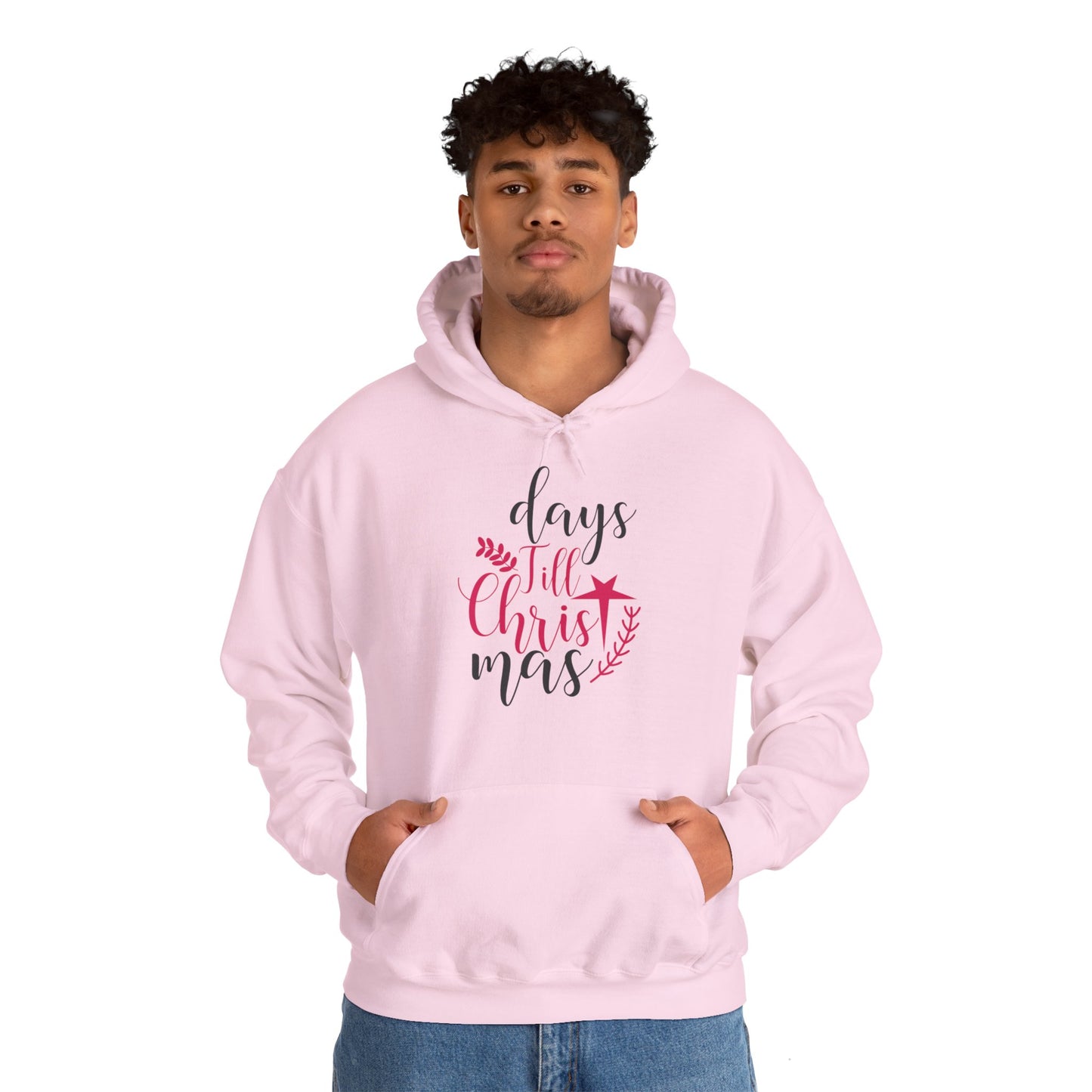 Christmas Unisex Hooded Sweatshirt - Days Till Christmas Design