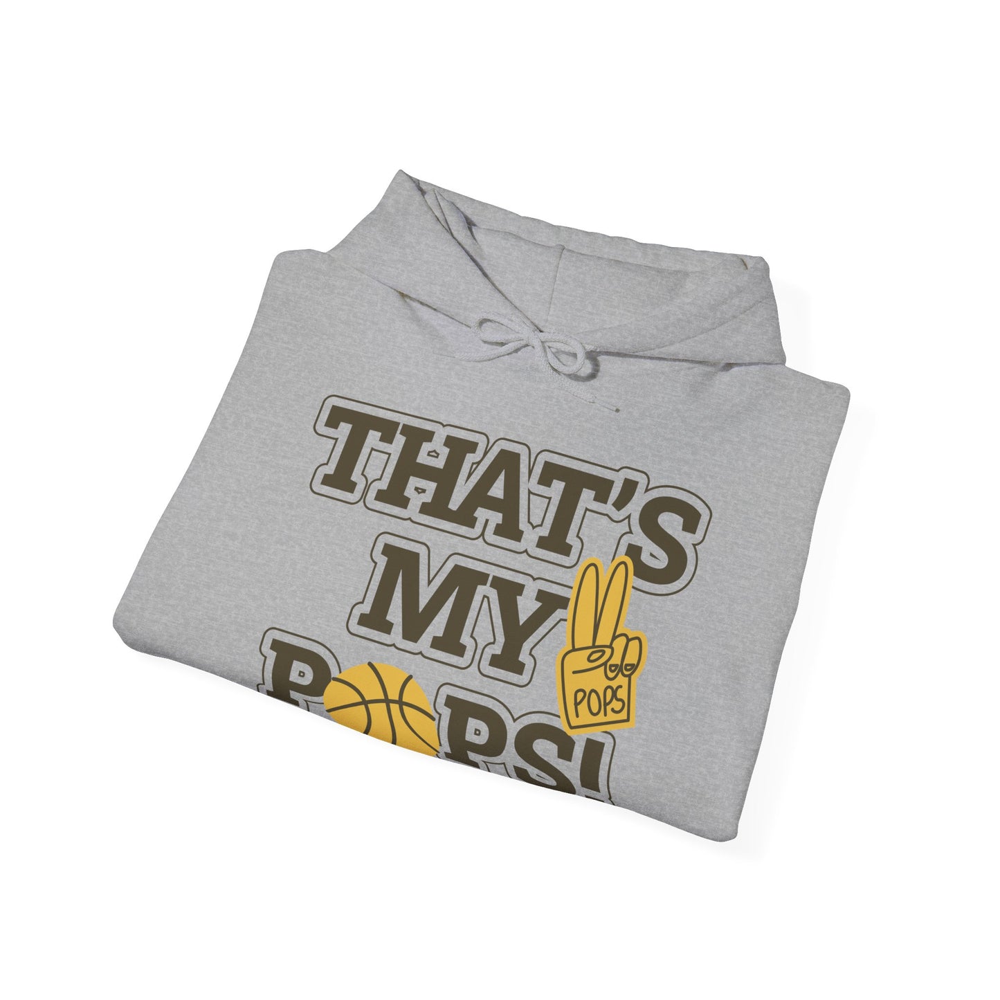 Father's Day Unisex Hooded Sweatshirt - That's My Pops! Design