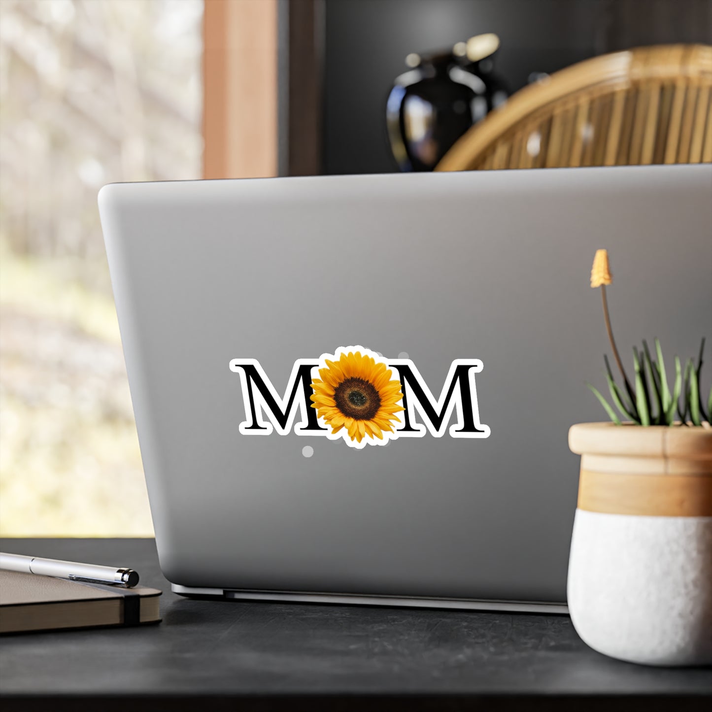 Mom Sunflower Sticker