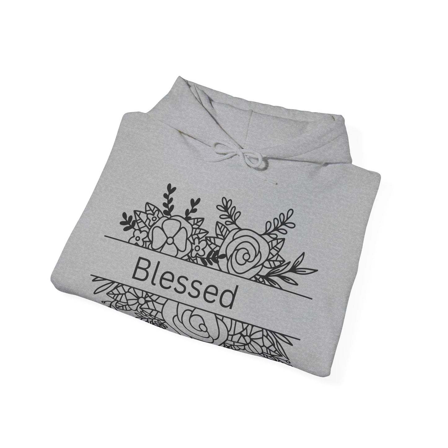 Christian Unisex Hooded Sweatshirt - Blessed Design