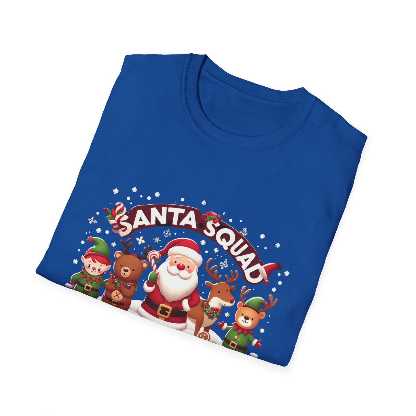 Christmas Unisex T-Shirt - Winter Santa Squad Design