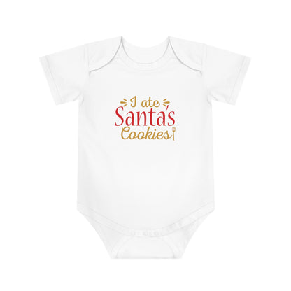 Christmas Baby Bodysuit - I Ate Santa's Cookies Design