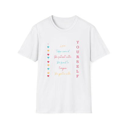 Motivational Unisex T-Shirt - Love Yourself Design