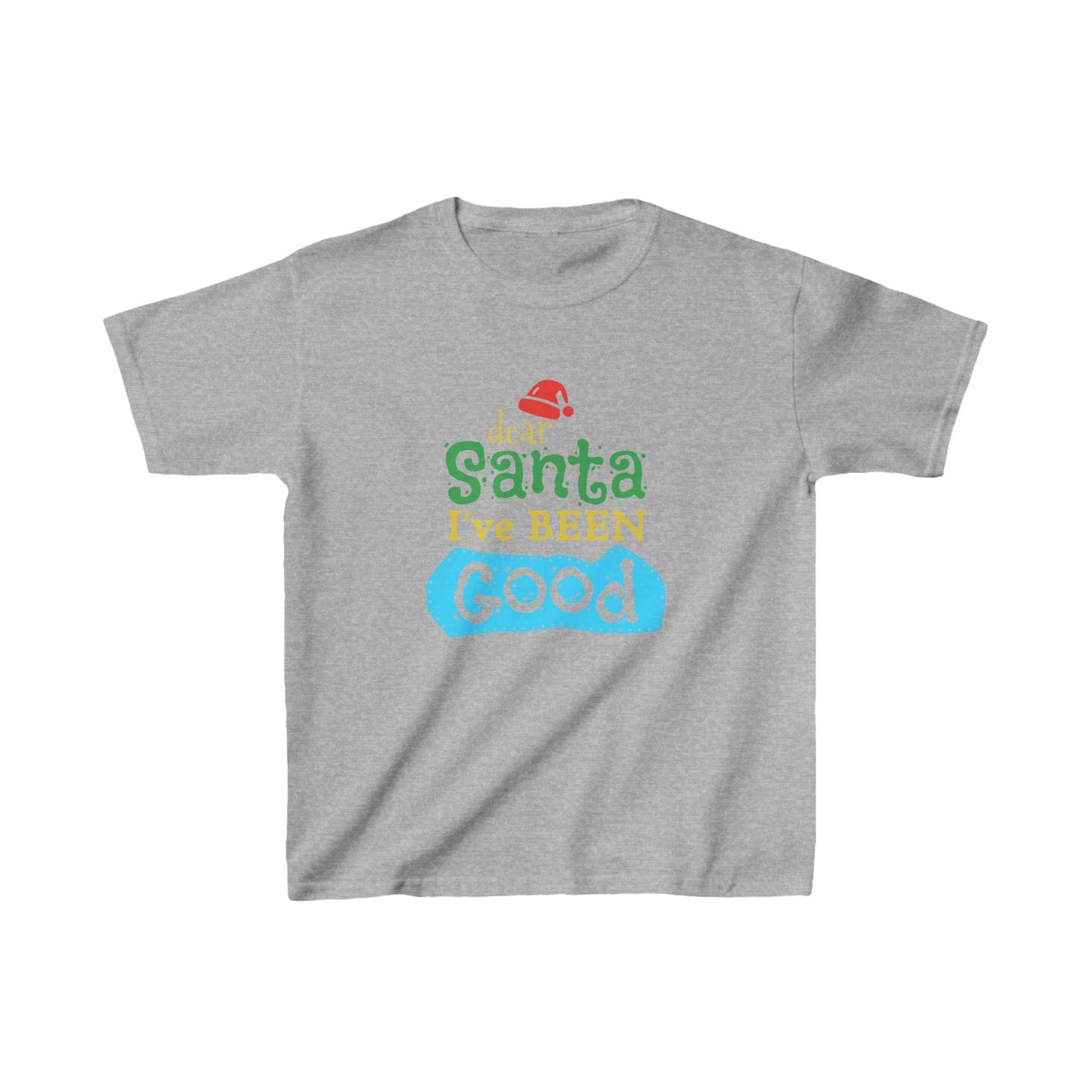 Christmas Unisex Kids T-Shirt - Dear Santa I've Been Good Design