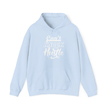 Motivational Unisex Hooded Sweatshirt - Can't Knock The Hustle Design