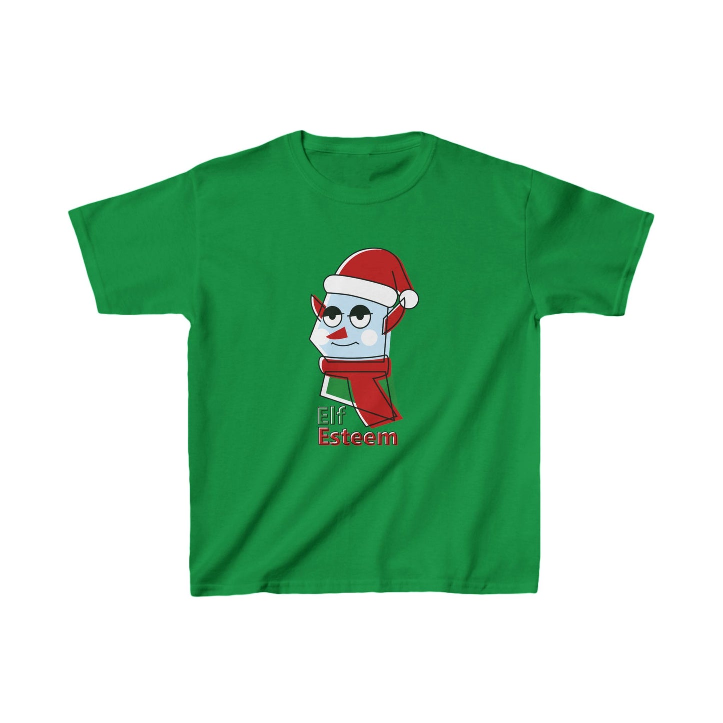 Christmas Unisex Kids T-Shirt - Elf Esteem Design