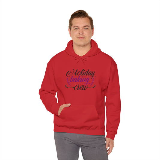 Christmas Unisex Hooded Sweatshirt - Holiday Baking Crew Design