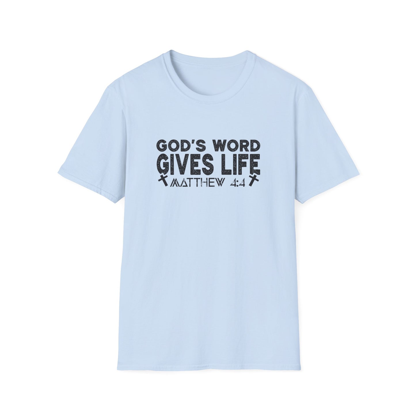 Christian Unisex T-Shirt - God's Word Gives Life Design