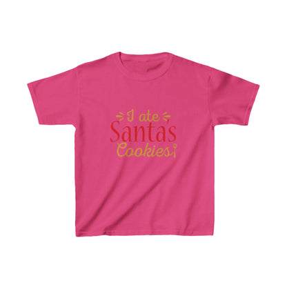 Christmas Unisex Kids T-Shirt - I Ate Santa's Cookies Design