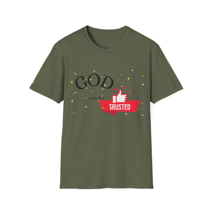 Christian Unisex T-Shirt - God Can Be Trusted Design