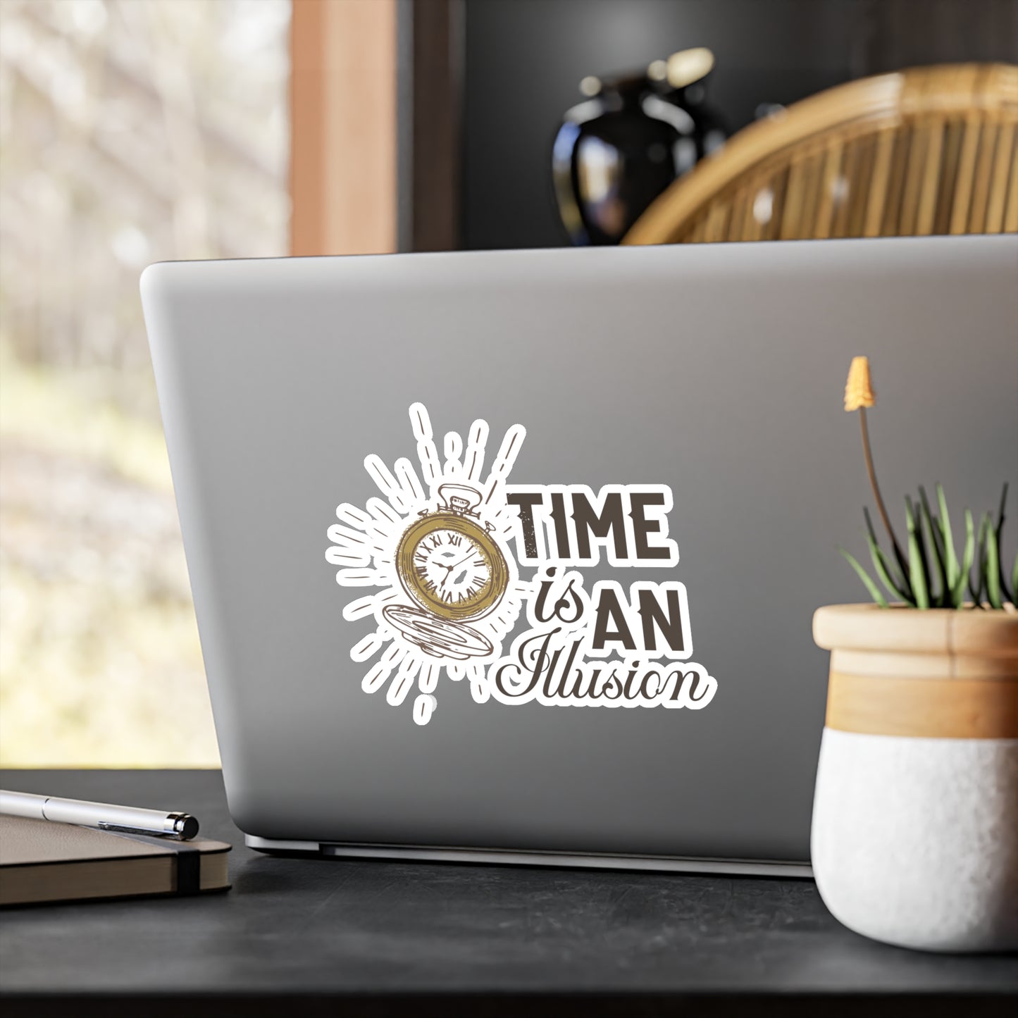 Time Is An Illusion Sticker