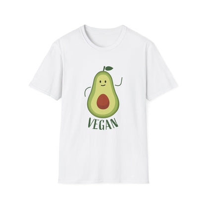 Motivational Unisex T-Shirt - Avocado Vegan Design