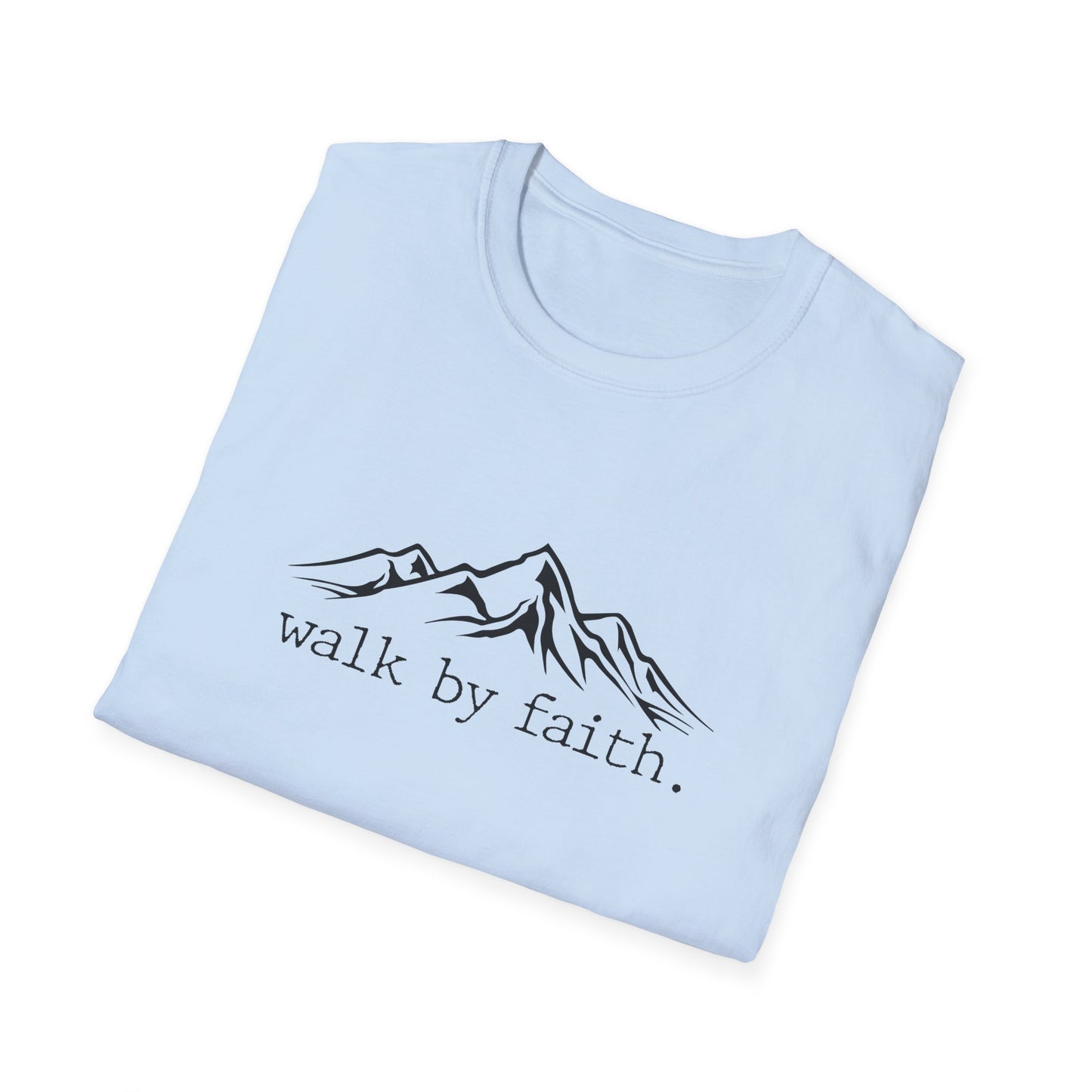 Christian Unisex T-Shirt - Walk By Faith Design