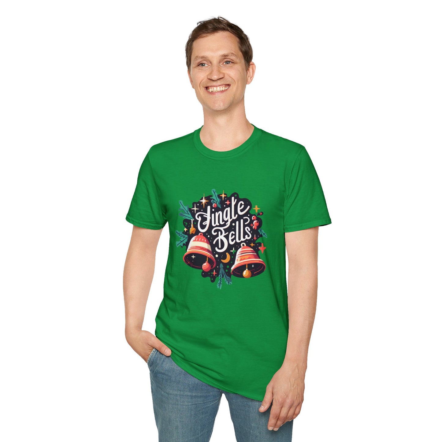 Christmas Unisex T-Shirt - Jingle Bells Design