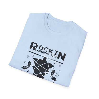 Christmas Unisex T-Shirt - Rockin Around The Upside Down Design