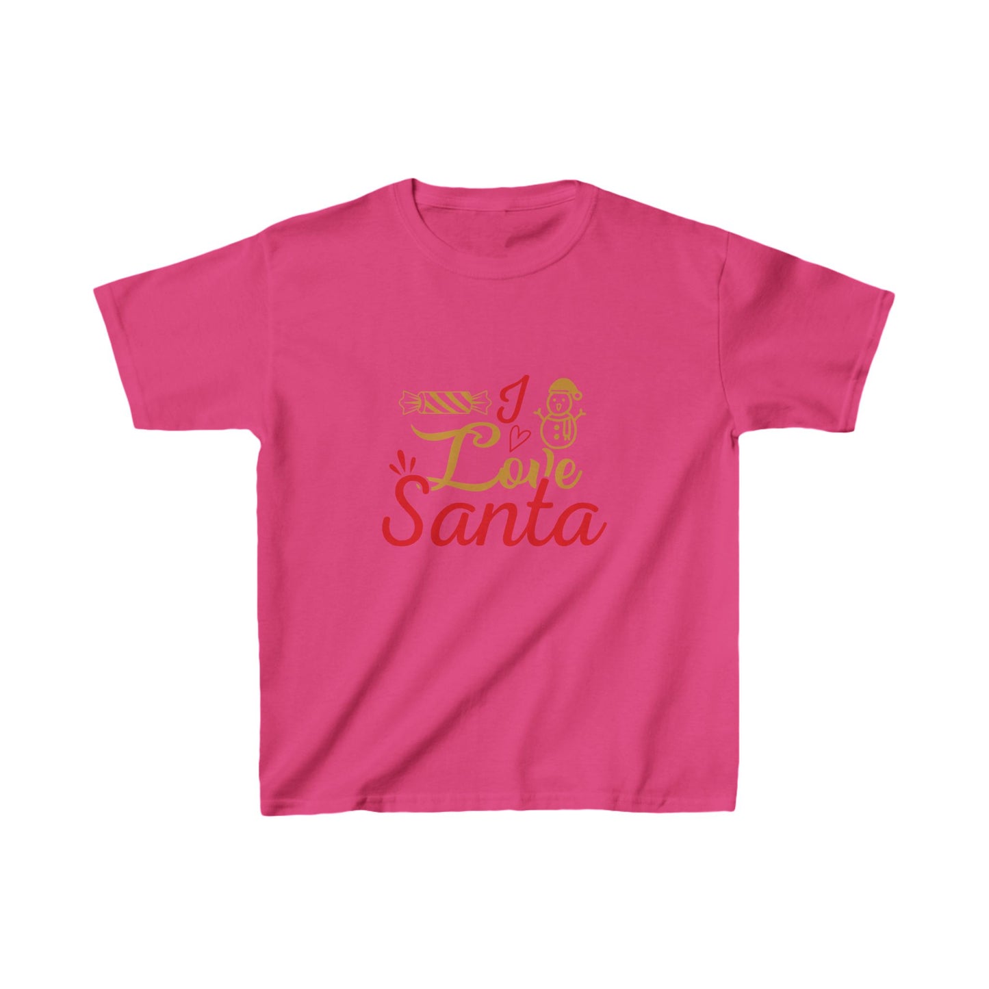 Christmas Unisex Kids T-Shirt - Love Santa Design