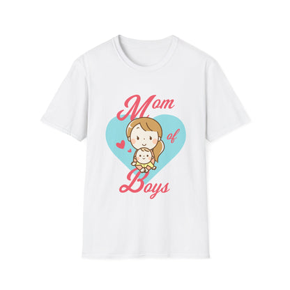 Mother's Day Unisex T-Shirt - Mom Of Boys Design