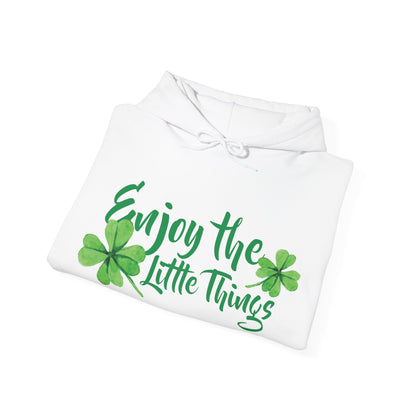 Motivational Unisex Hooded Sweatshirt - Enjoy The Little Things Design