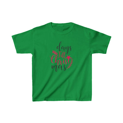 Christmas Unisex Kids T-Shirt - Days Till Christmas Design