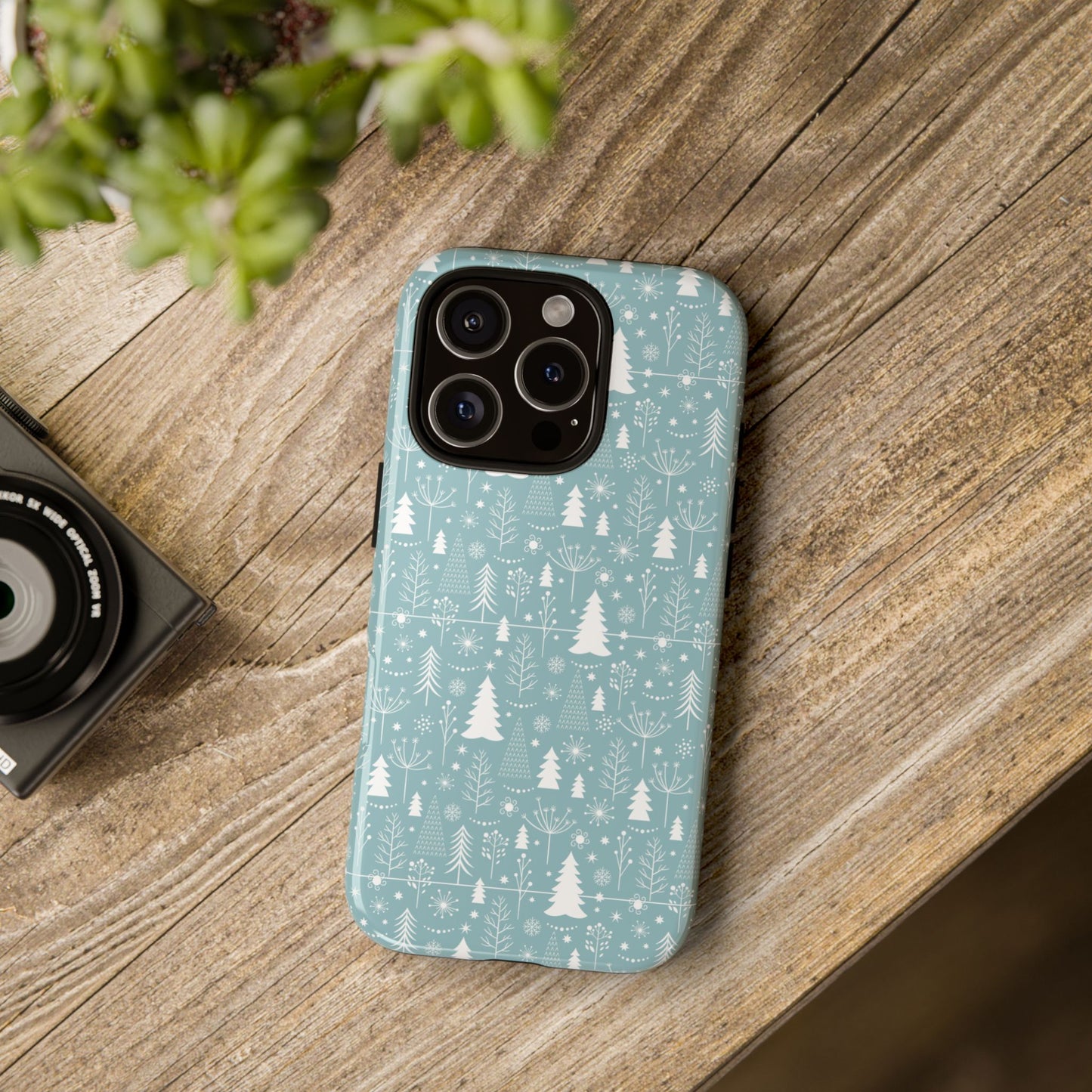 Christmas Tough Cases for iPhone - Tree Pattern Design