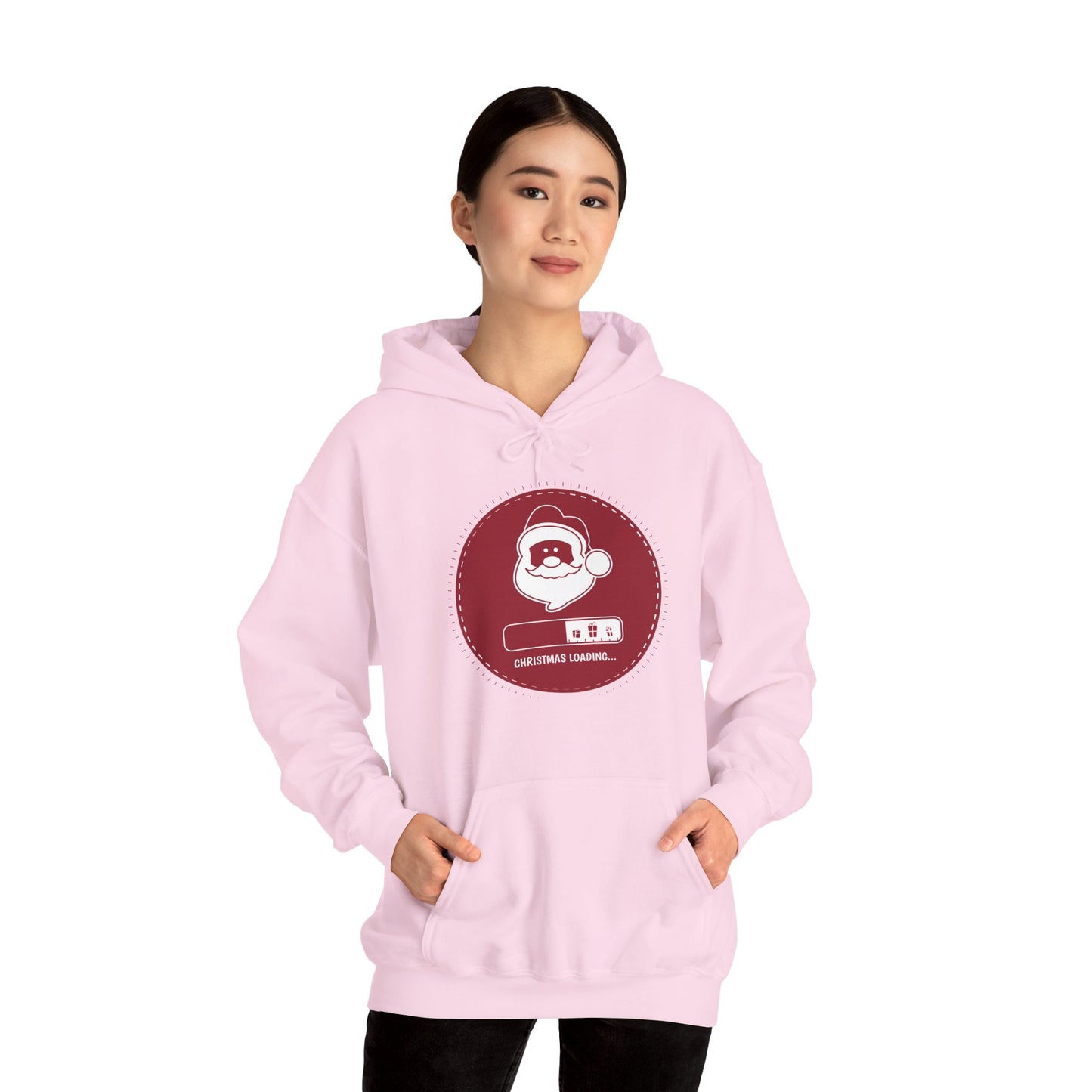 Christmas Unisex Hooded Sweatshirt - Christmas Loading Design