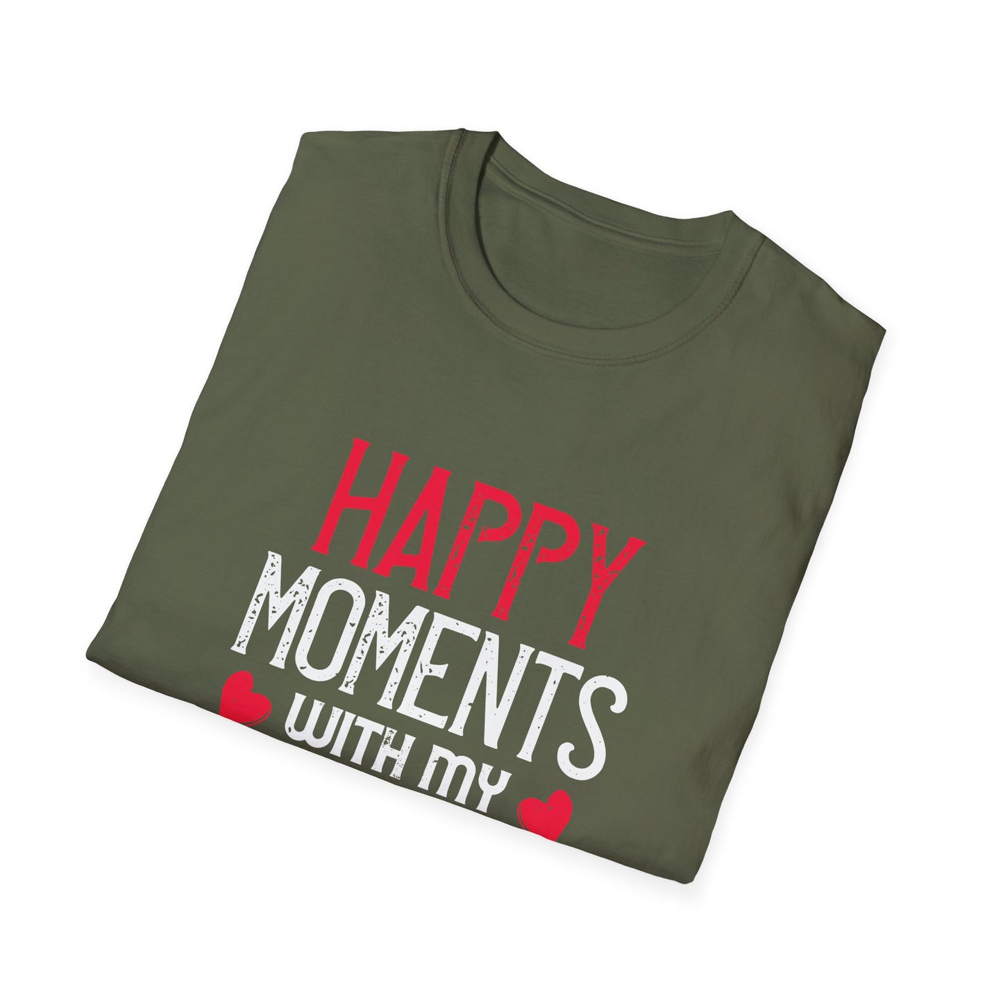 Valentine's Day Unisex T-Shirt - Happy Moments With My True Love Design