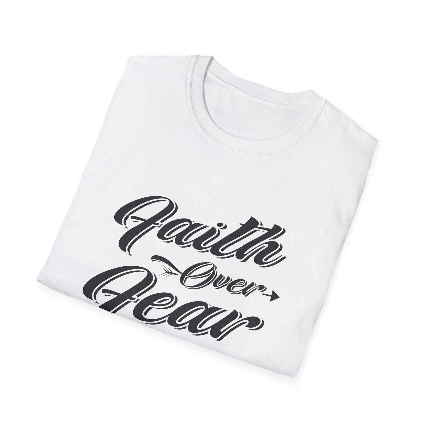 Christian Unisex T-Shirt - Faith Over Fear Design