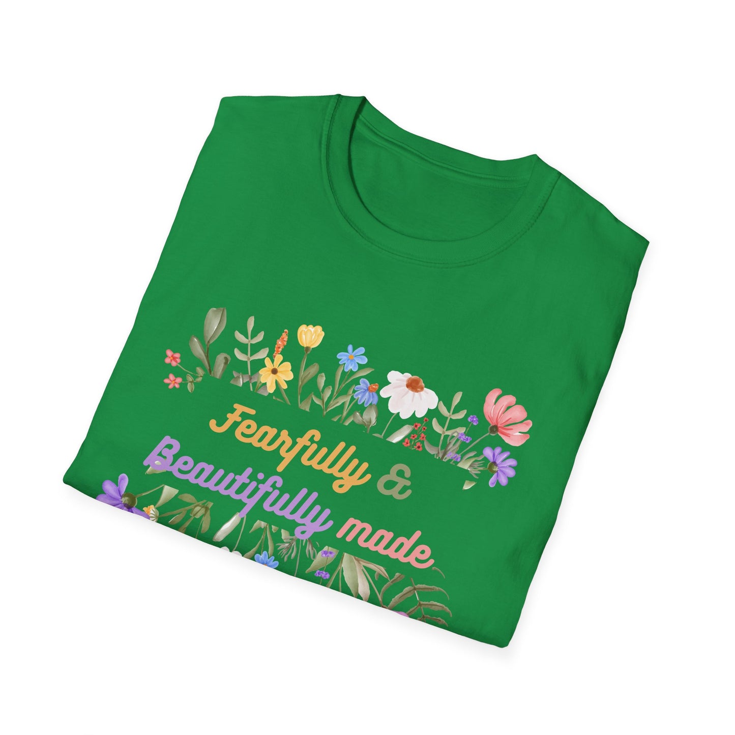 Christian Unisex T-Shirt - Fearfully and Beautifully Made Design