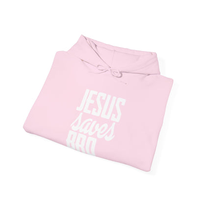 Christian Unisex Hooded Sweatshirt - Jesus Saves Bro Design