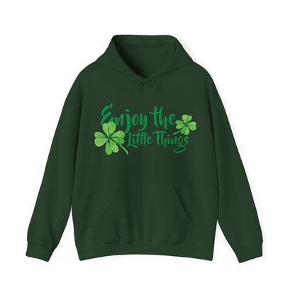 Motivational Unisex Hooded Sweatshirt - Enjoy The Little Things Design