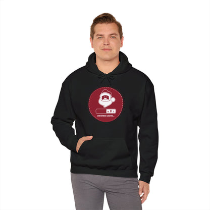 Christmas Unisex Hooded Sweatshirt - Christmas Loading Design