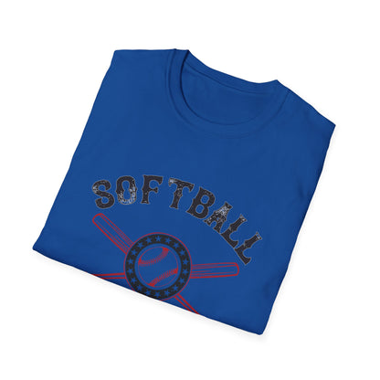 Mother's Day Unisex T-Shirt - Softball Mom Design