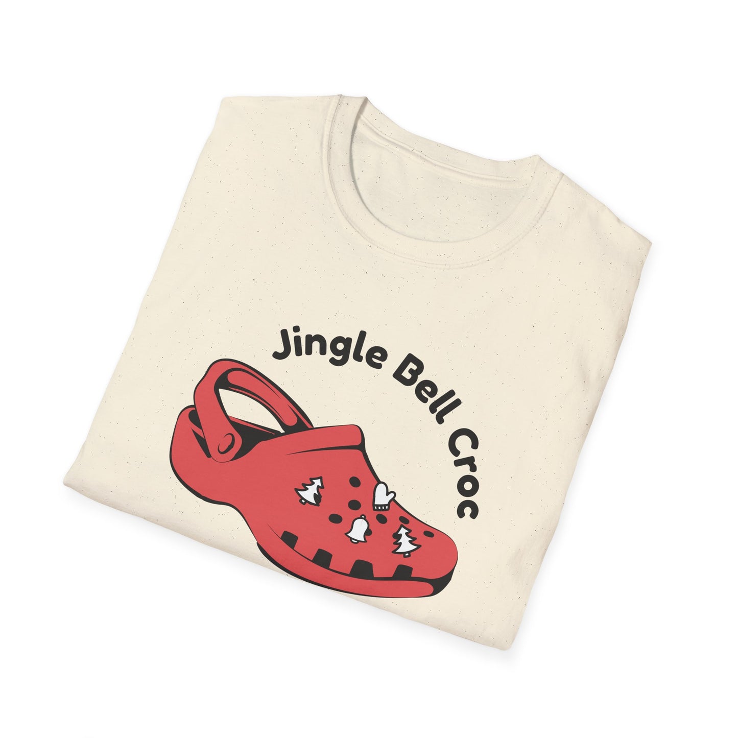 Christmas Unisex T-Shirt - Jingle Bell Croc Design