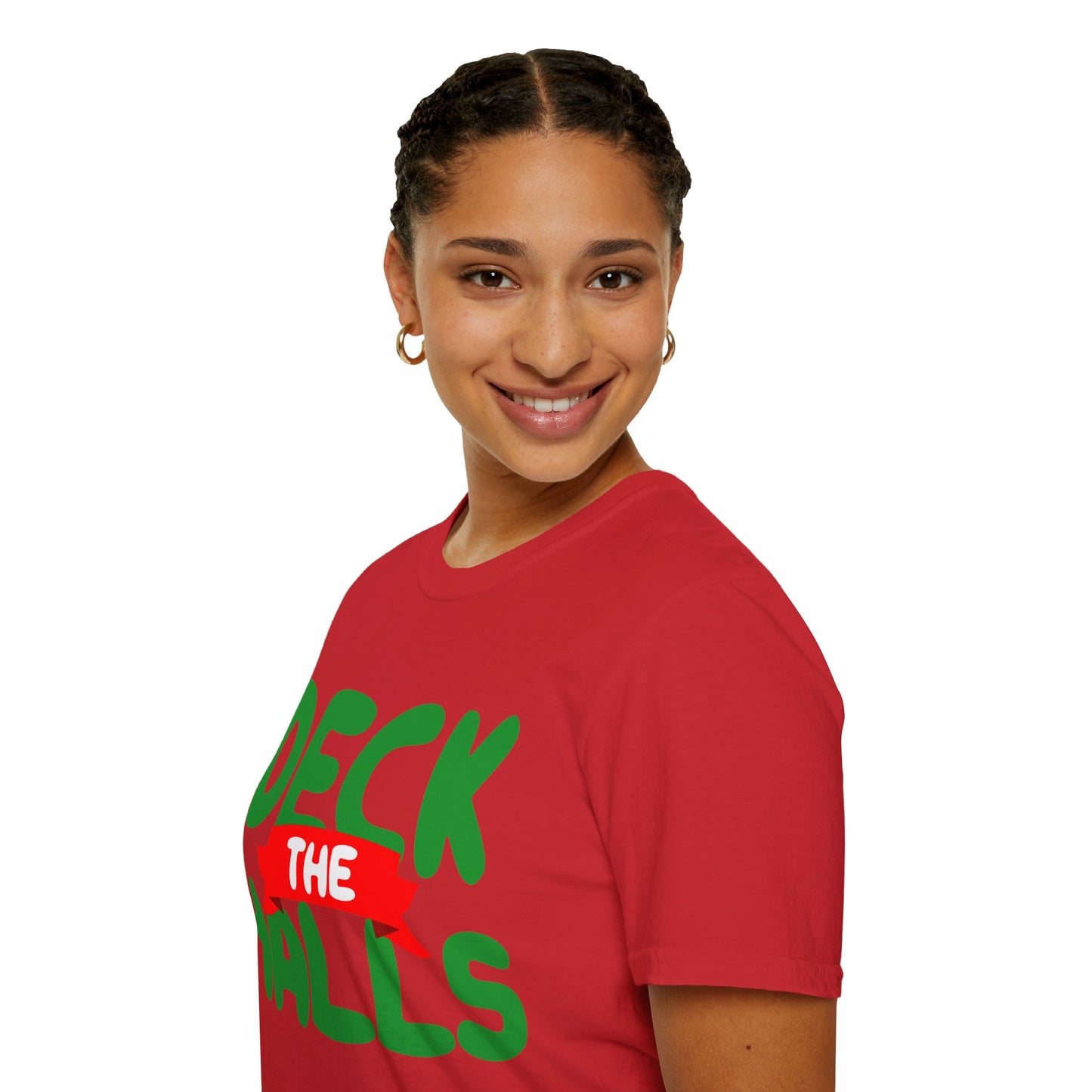 Christmas Unisex T-Shirt - Deck the Halls Design