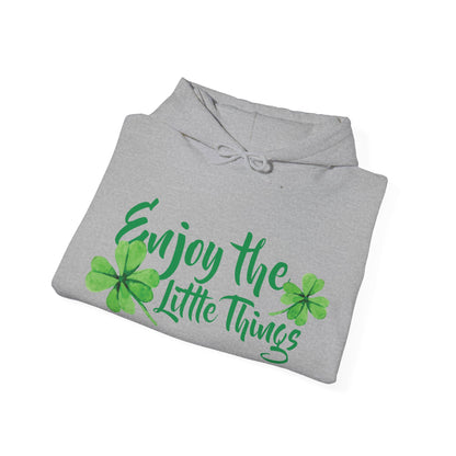 Motivational Unisex Hooded Sweatshirt - Enjoy The Little Things Design